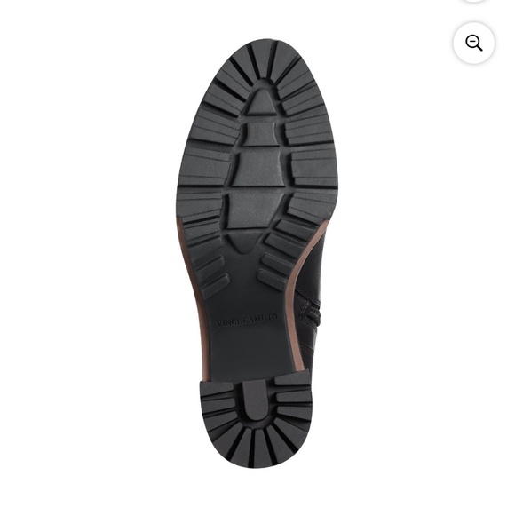 Vince Camuto Black leather Over the Knee Boots Classic Design size 8M wide calf - Picture 6 of 11